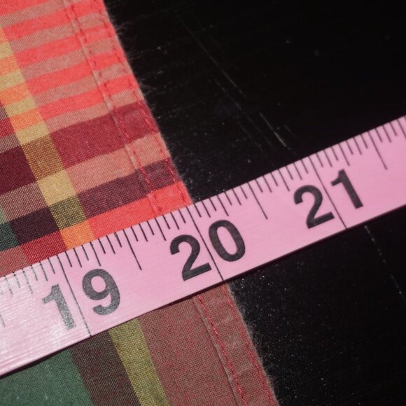 Vintage 90s J. Crew Cotton Plaid Wrap Skirt Small - Picture 7 of 7